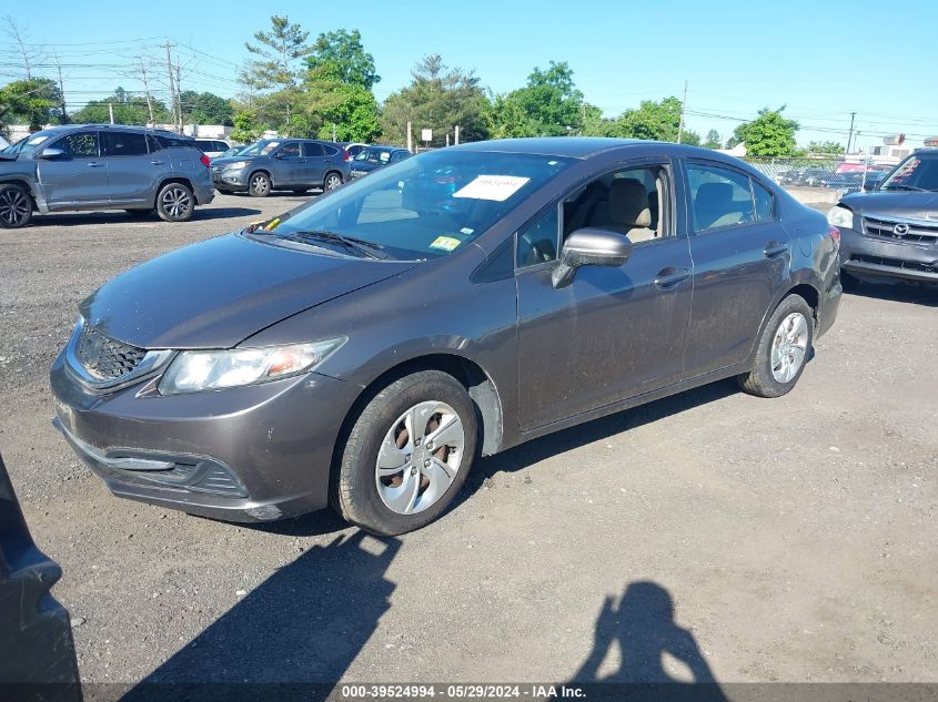 2014 Honda Civic Lx VIN: 19XFB2F53EE213140 Lot: 39524994