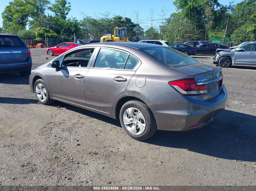 2014 Honda Civic Lx VIN: 19XFB2F53EE213140 Lot: 39524994