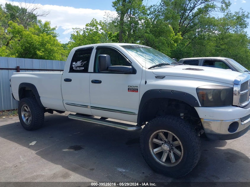 2008 Dodge Ram 2500 Slt VIN: 3D7KS28D38G160540 Lot: 39525016