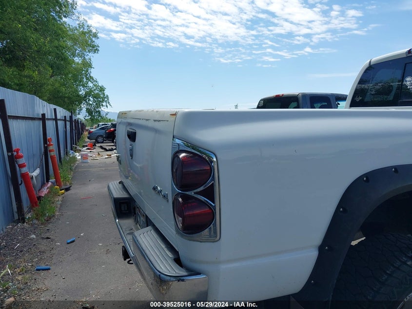 2008 Dodge Ram 2500 Slt VIN: 3D7KS28D38G160540 Lot: 39525016