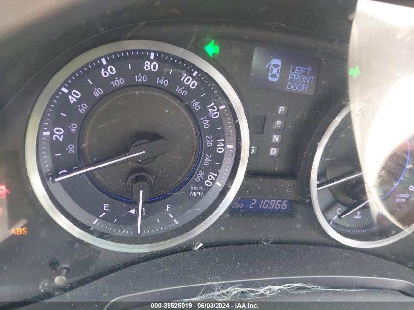 2012 Lexus Is 250 VIN: JTHBF5C24C2102376 Lot: 39525019