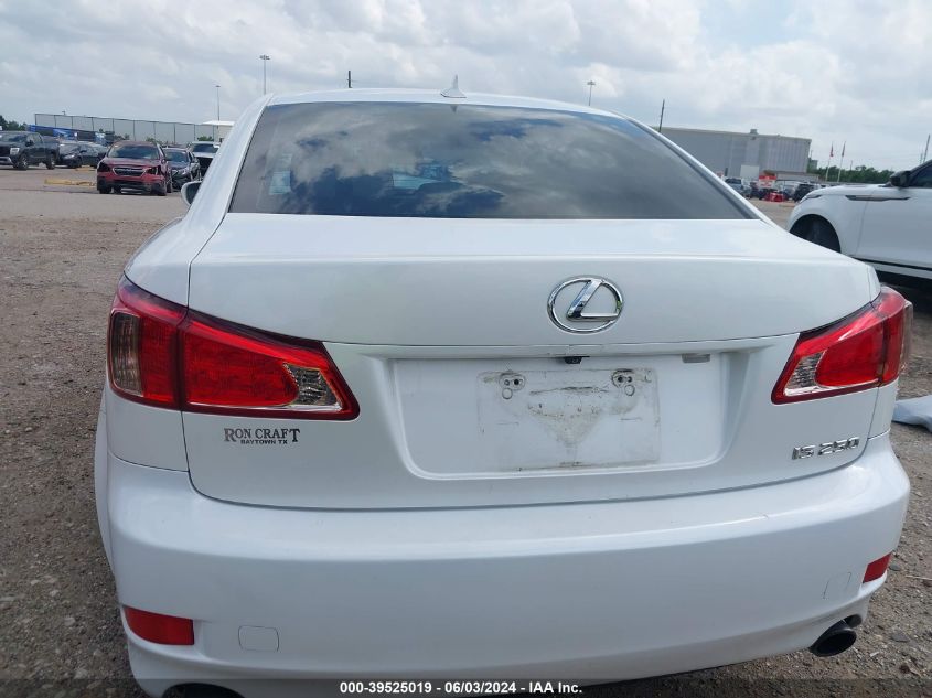 2012 Lexus Is 250 VIN: JTHBF5C24C2102376 Lot: 39525019