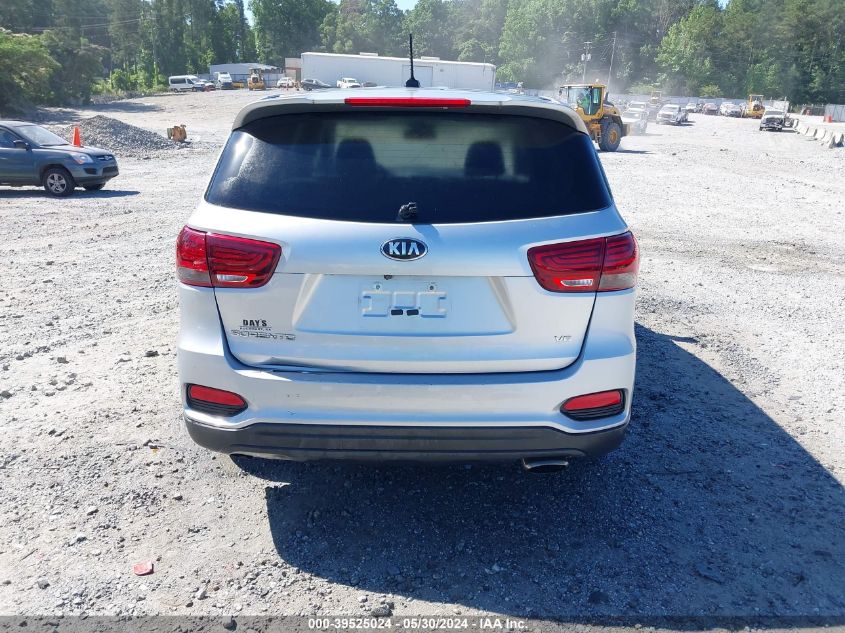 2019 KIA SORENTO 3.3L LX - 5XYPG4A55KG510708