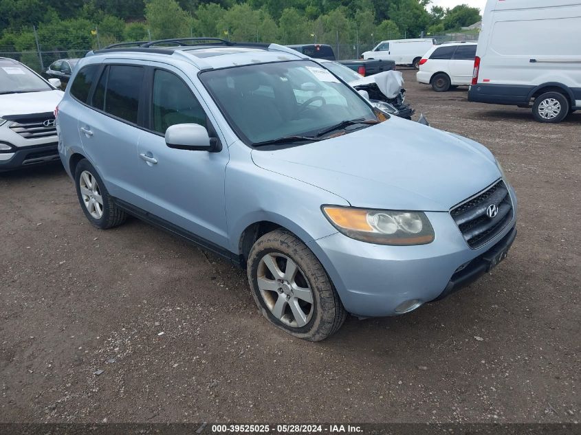 2007 Hyundai Santa Fe Limited/Se VIN: 5NMSH73E77H031645 Lot: 39525025