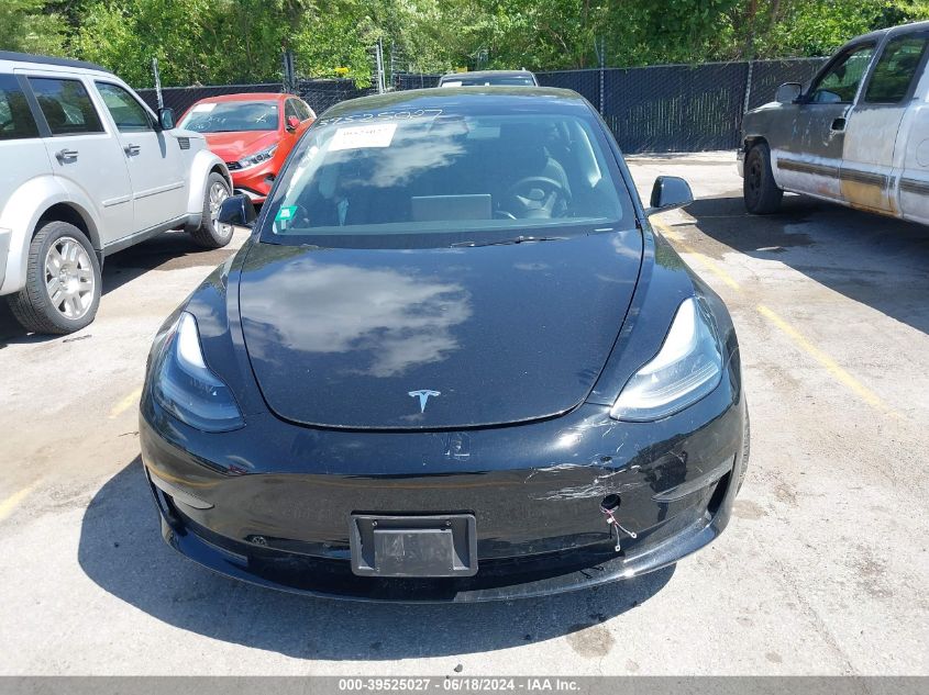 2023 Tesla Model 3 Rear-Wheel Drive VIN: 5YJ3E1EA5PF660410 Lot: 39525027