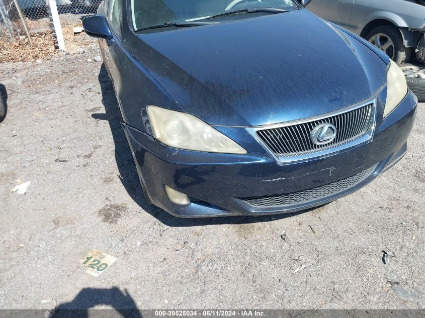 2006 Lexus Is 250 VIN: JTHCK262X65006703 Lot: 39525034