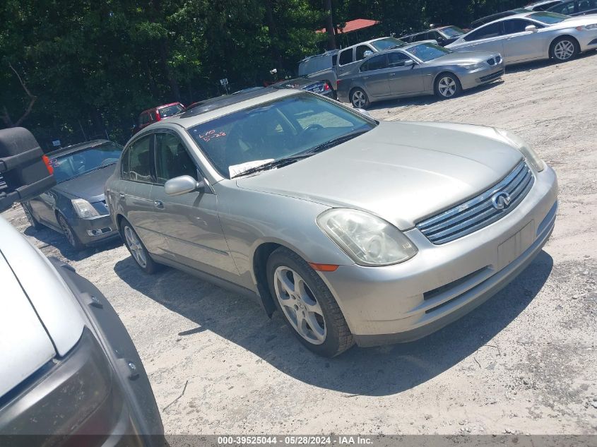 2004 Infiniti G35 VIN: JNKCV51E14M100577 Lot: 39525044