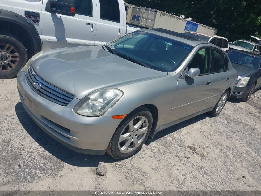 2004 Infiniti G35 VIN: JNKCV51E14M100577 Lot: 39525044