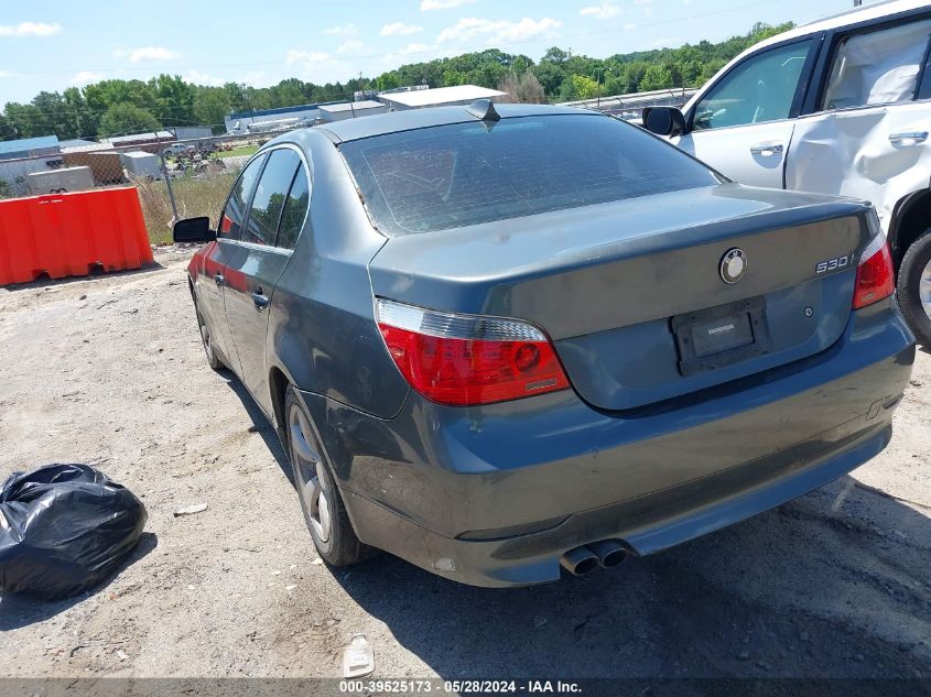 2004 BMW 530I VIN: WBANA73584B809613 Lot: 39525173