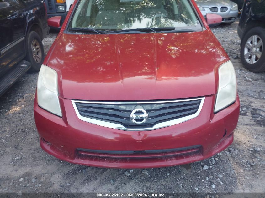 2011 Nissan Sentra 2.0S VIN: 3N1AB6AP1BL655550 Lot: 39525192