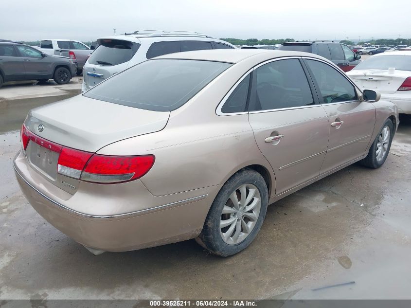 2006 Hyundai Azera Limited/Se VIN: KMHFC46F56A095366 Lot: 39525211