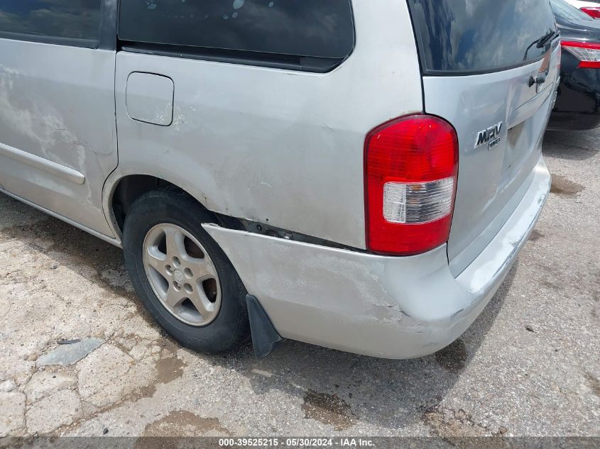 2000 Mazda Mpv Dx/Es/Lx VIN: JM3LW28G6Y0141702 Lot: 39525215