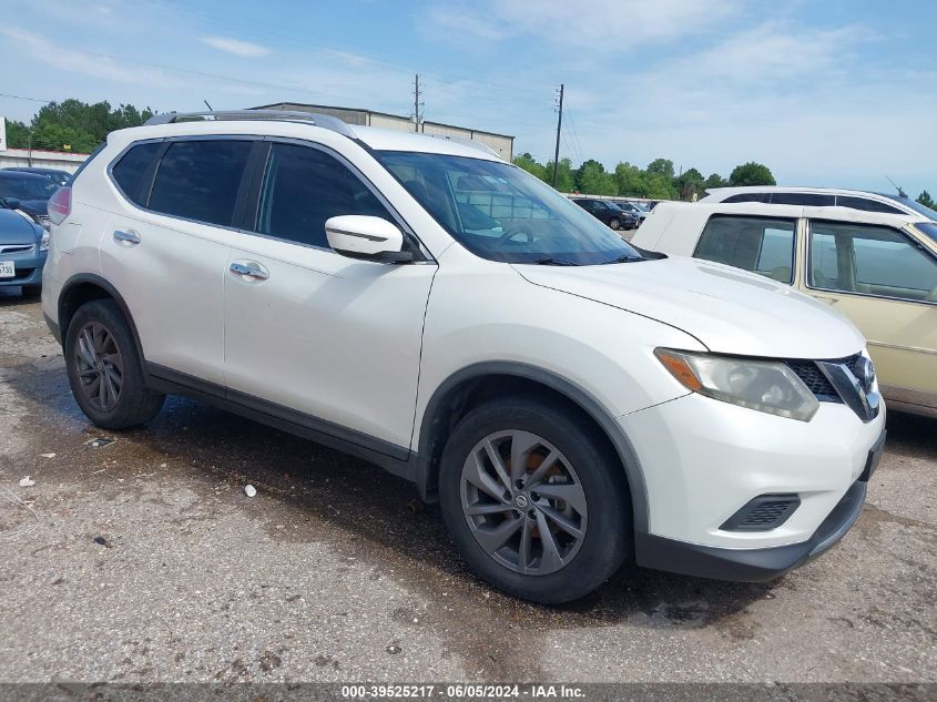 2016 Nissan Rogue Sv VIN: KNMAT2MT5GP644204 Lot: 39525217