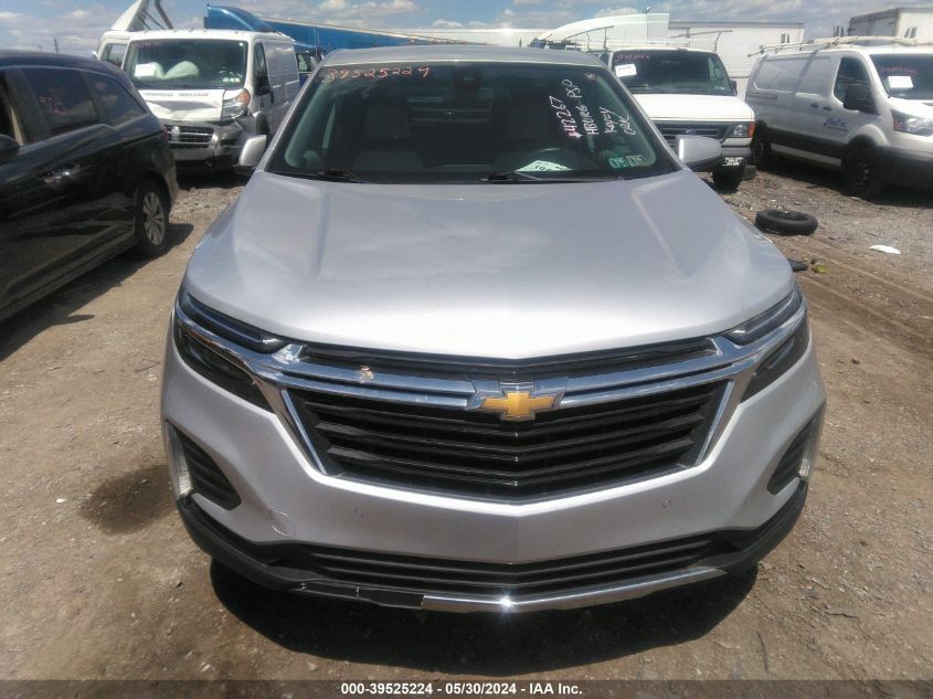 2022 Chevrolet Equinox Awd Lt VIN: 3GNAXUEV9NL136575 Lot: 39525224