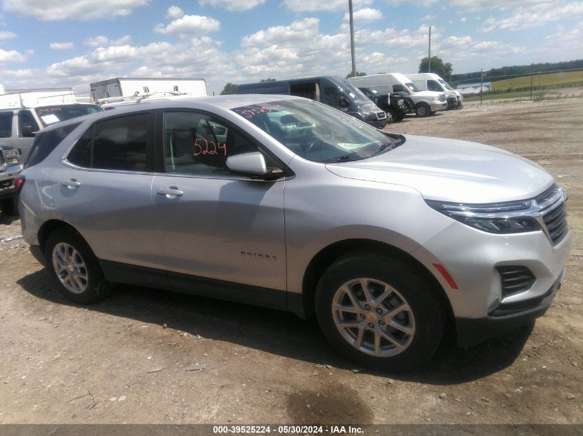 2022 Chevrolet Equinox Awd Lt VIN: 3GNAXUEV9NL136575 Lot: 39525224