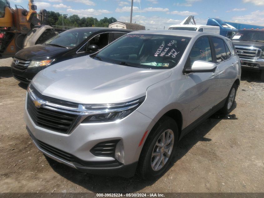 2022 CHEVROLET EQUINOX AWD LT - 3GNAXUEV9NL136575