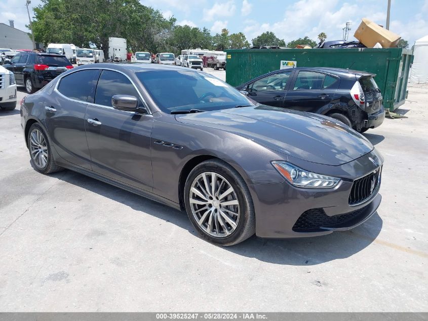 2016 Maserati Ghibli VIN: ZAM57XSA7G1167794 Lot: 39525247