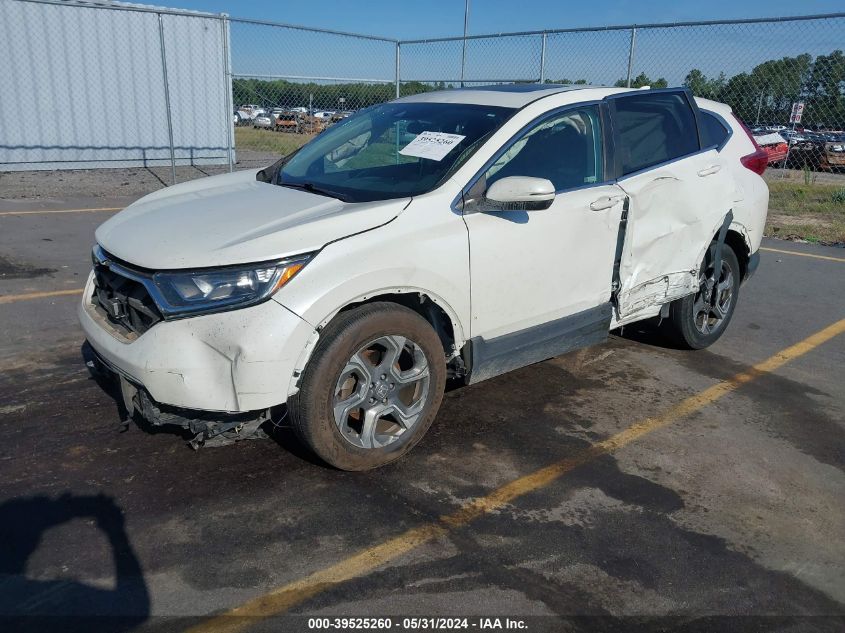 2018 Honda Cr-V Ex VIN: 2HKRW1H54JH520640 Lot: 39525260