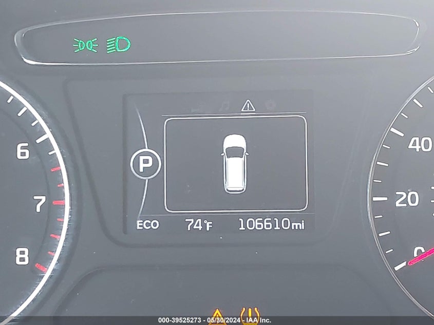 2016 Kia Sorento 2.4L Lx VIN: 5XYPG4A38GG009592 Lot: 39525273