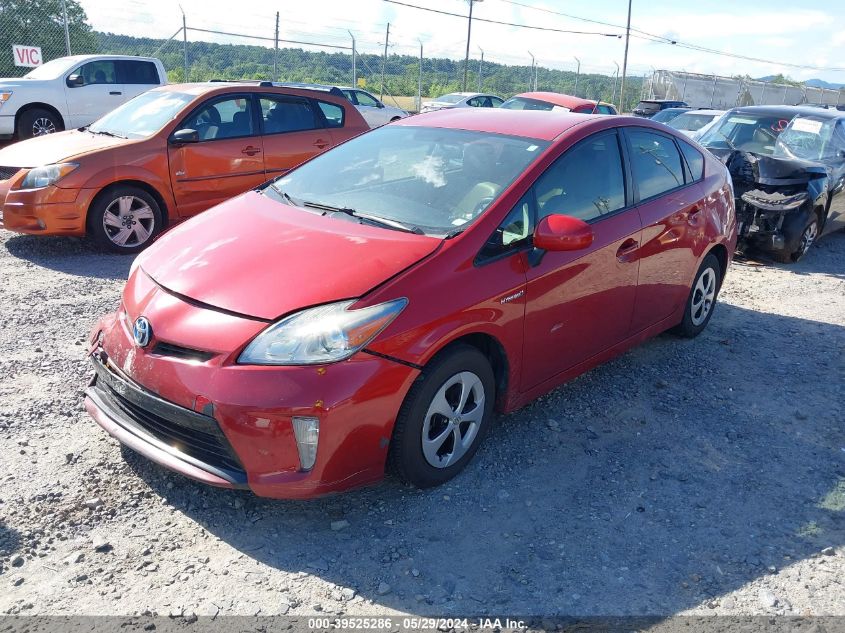 2013 Toyota Prius Two VIN: JTDKN3DU4D0353520 Lot: 39525286