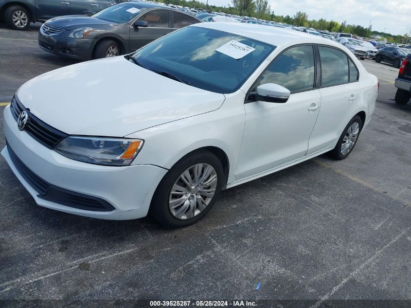 2014 Volkswagen Jetta 1.8T Se VIN: 3VWD17AJXEM416539 Lot: 39525287