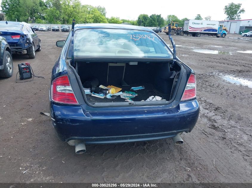 2005 Subaru Legacy 2.5Gt Limited VIN: 4S3BL676954215115 Lot: 39525295