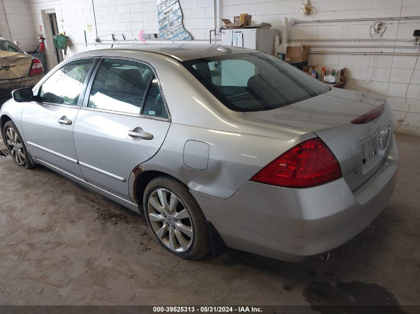 2007 Honda Accord 3.0 Ex VIN: 1HGCM665X7A042995 Lot: 39525313