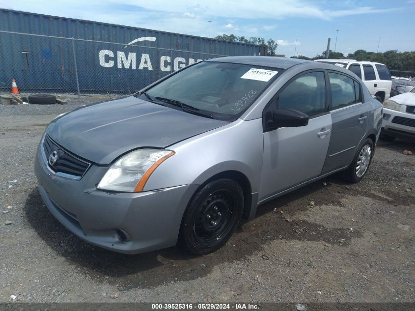 2010 Nissan Sentra 2.0S VIN: 3N1AB6AP9AL693428 Lot: 39525316