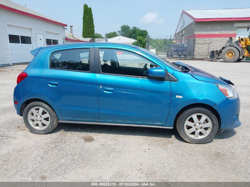 2014 Mitsubishi Mirage Es VIN: ML32A4HJ8EH016467 Lot: 39525318