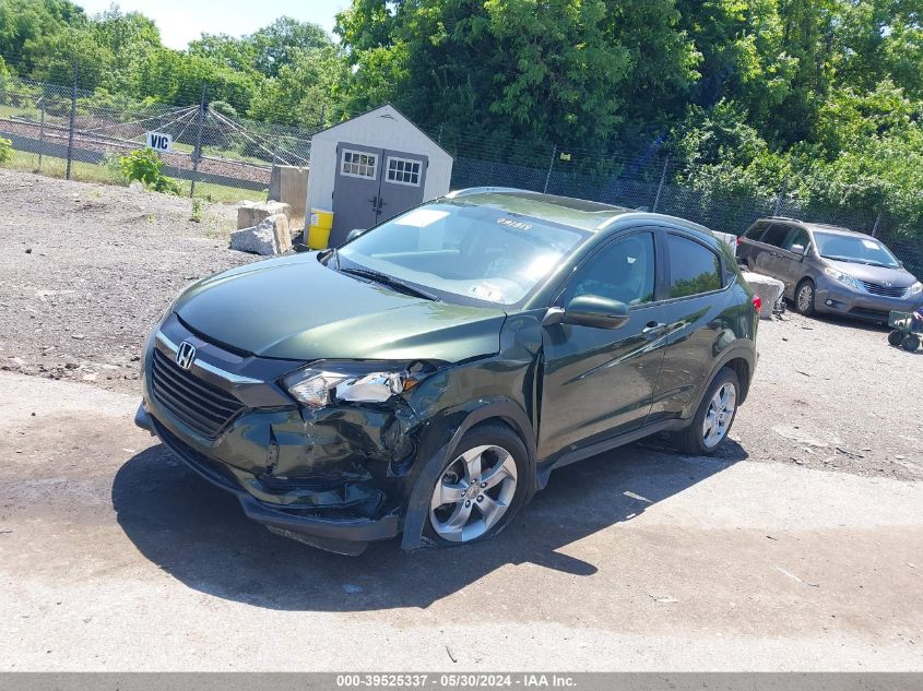 2016 Honda Hr-V Ex-L VIN: 3CZRU6H72GM731319 Lot: 39525337