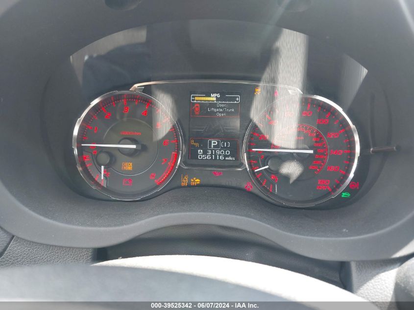 2016 Subaru Wrx Limited VIN: JF1VA1N64G8818418 Lot: 39525342