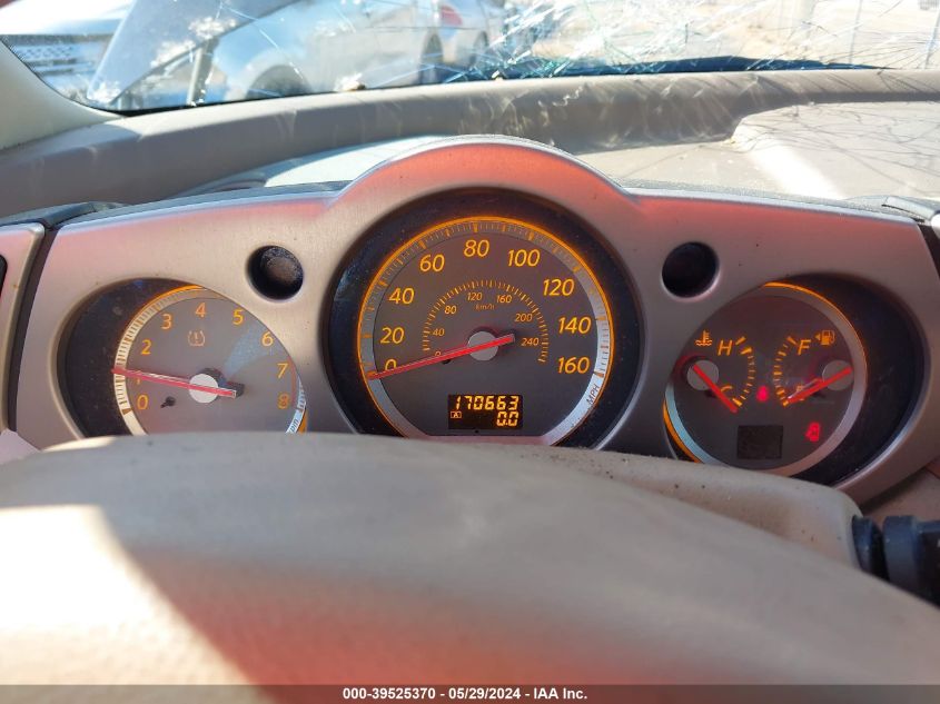 2007 Nissan Murano Sl VIN: JN8AZ08W17W632553 Lot: 39525370