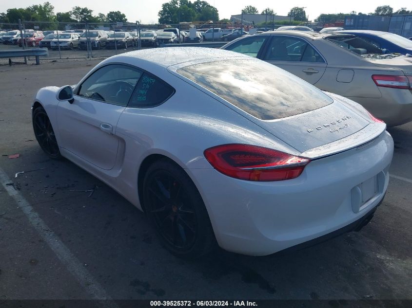 2014 Porsche Cayman S VIN: WP0AB2A85EK191568 Lot: 39525372