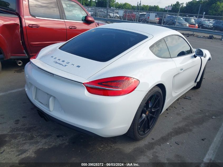 WP0AB2A85EK191568 2014 Porsche Cayman S