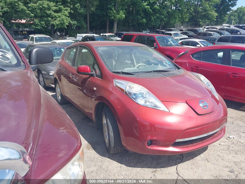 2012 Nissan Leaf Sv VIN: JN1AZ0CPXCT026307 Lot: 39525384