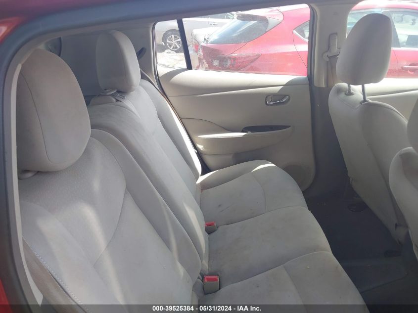 2012 Nissan Leaf Sv VIN: JN1AZ0CPXCT026307 Lot: 39525384