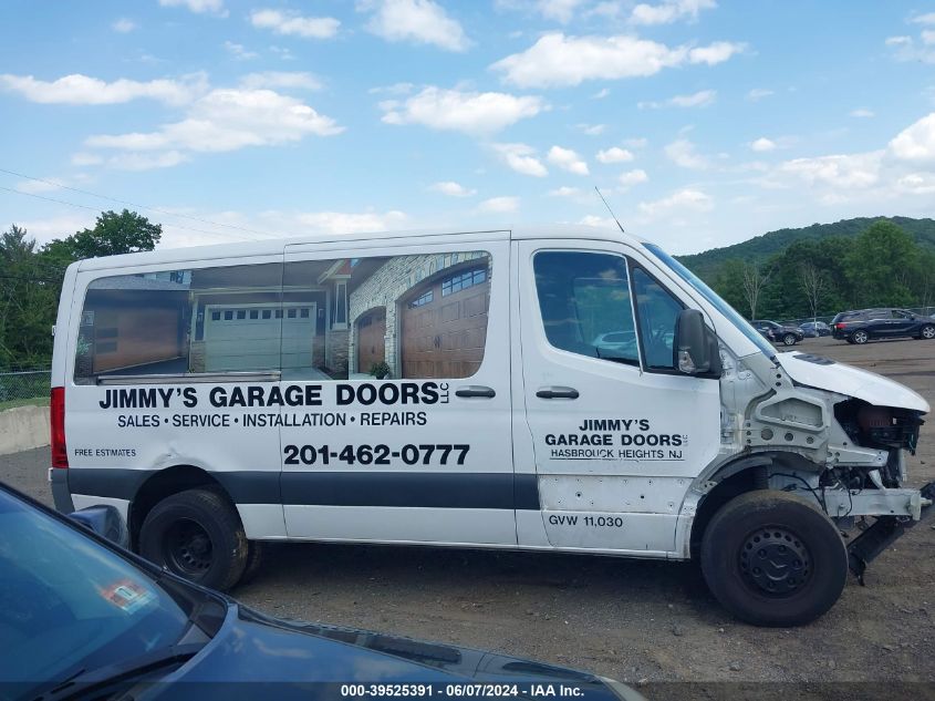 2019 Mercedes-Benz Sprinter 3500 High Roof V6/Standard Roof V6 VIN: WD4PF3CD9KT001166 Lot: 39525391