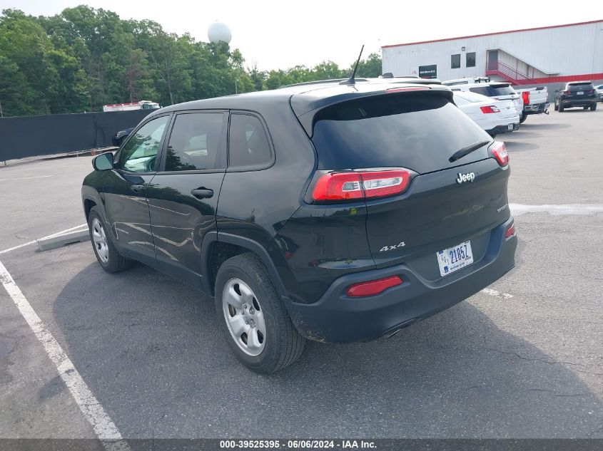 2014 Jeep Cherokee Sport VIN: 1C4PJMAB8EW303180 Lot: 39525395