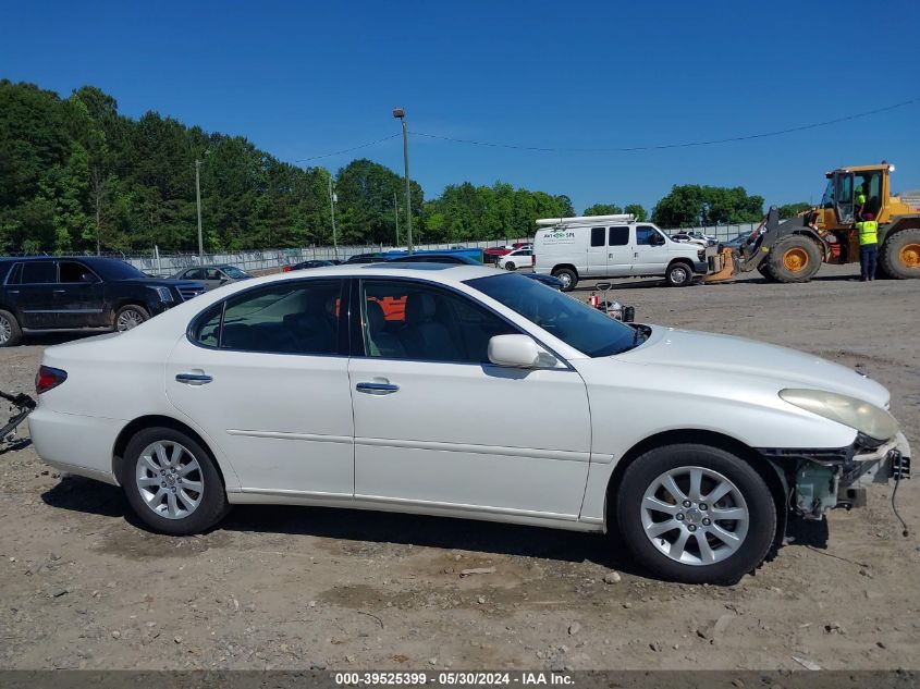 2003 Lexus Es 300 VIN: JTHBF30G036011568 Lot: 39525399