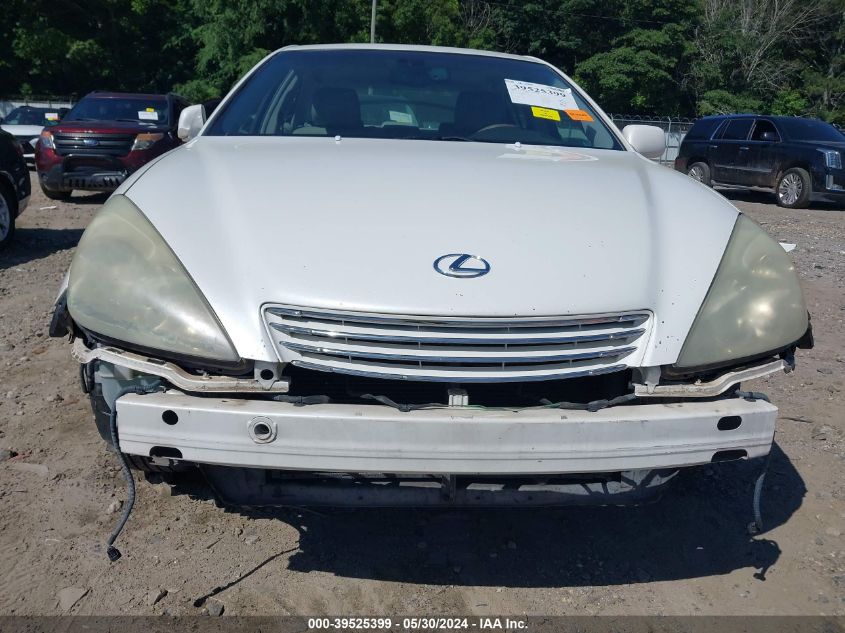2003 Lexus Es 300 VIN: JTHBF30G036011568 Lot: 39525399
