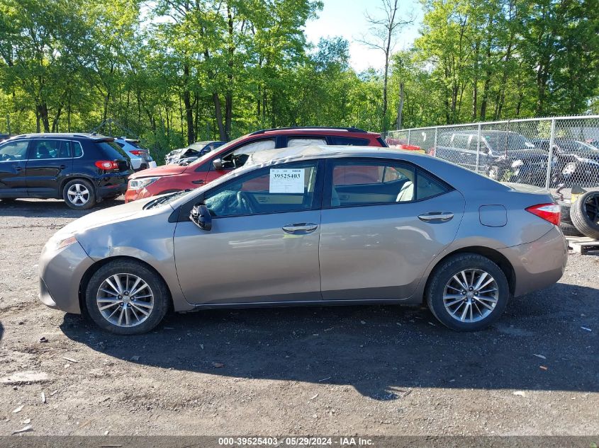 2014 Toyota Corolla Le Plus VIN: 5YFBURHE5EP132539 Lot: 39525403