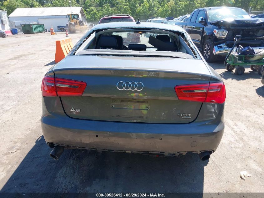 2013 Audi A6 3.0T Premium VIN: WAUGGAFC2DN036439 Lot: 39525412