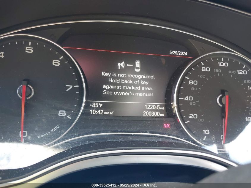 2013 Audi A6 3.0T Premium VIN: WAUGGAFC2DN036439 Lot: 39525412