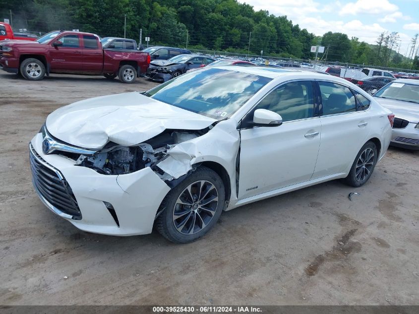 2017 Toyota Avalon Hybrid Xle Premium VIN: 4T1BD1EB4HU057878 Lot: 39525430