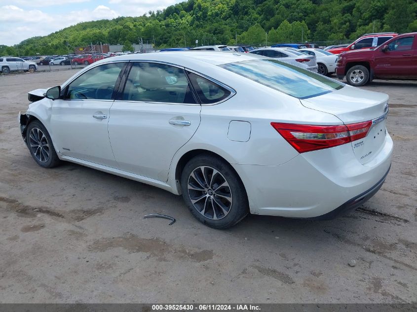 2017 Toyota Avalon Hybrid Xle Premium VIN: 4T1BD1EB4HU057878 Lot: 39525430