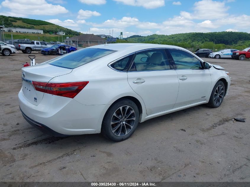 2017 Toyota Avalon Hybrid Xle Premium VIN: 4T1BD1EB4HU057878 Lot: 39525430