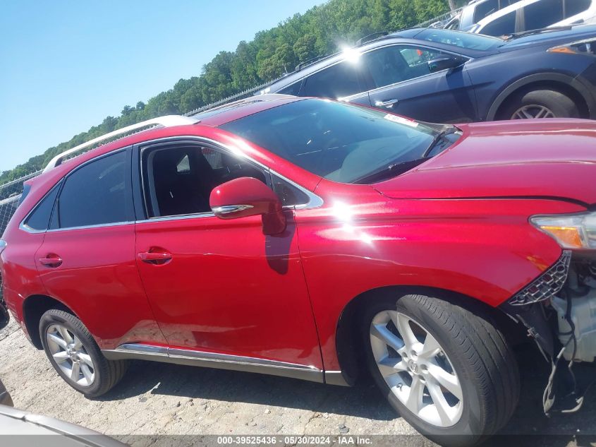 2012 Lexus Rx 350 VIN: 2T2ZK1BA6CC079189 Lot: 39525436