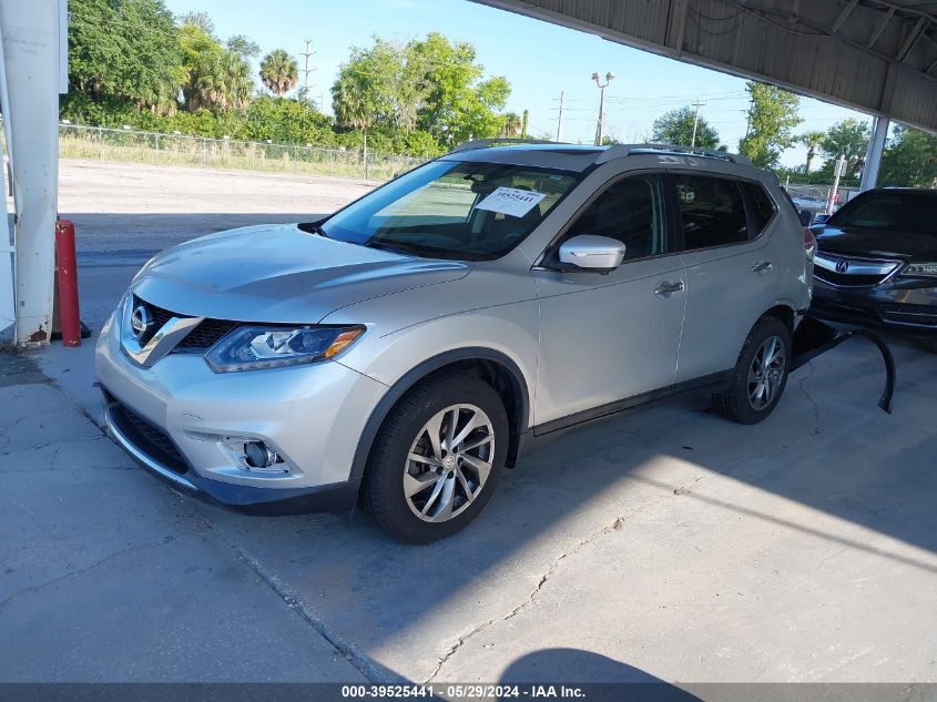 2014 Nissan Rogue Sl VIN: 5N1AT2MT0EC806952 Lot: 39525441