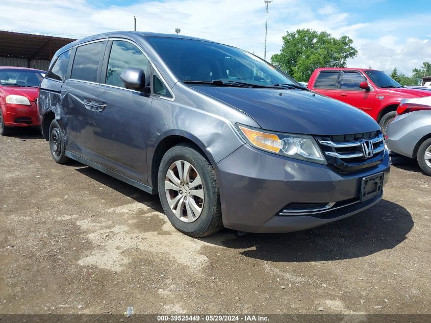 2014 Honda Odyssey Ex-L VIN: 5FNRL5H69EB118867 Lot: 39525449