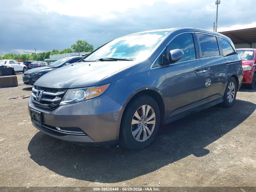 2014 Honda Odyssey Ex-L VIN: 5FNRL5H69EB118867 Lot: 39525449